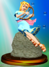 Marin trophy from Super Smash Bros. Melee.