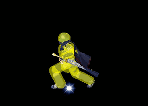 Marth Forward Roll Hitbox Melee.gif