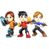 Mii Fighters as they appear in Super Smash Bros. 4.