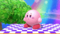 Kirby's first idle pose.