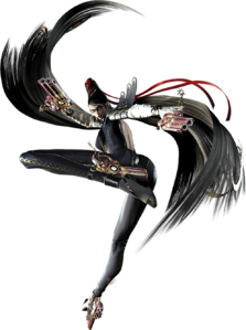 Source: Bayonetta Wiki. Official artwork of Bayonetta from Bayonetta 2.