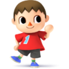 Villager as he appears in Super Smash Bros. 4.