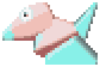Porygon as it appears in Super Smash Bros.
