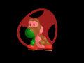 Yoshi's third victory pose in Melee