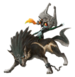 Brawl Sticker Midna & Wolf Link (Zelda Twilight Princess).png