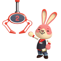 Render of Arcade Bunny from the official website