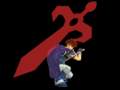 Roy's X victory pose in Melee