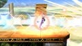 Zelda striking Sheik with her Light Arrow in Super Smash Bros. for Wii U...