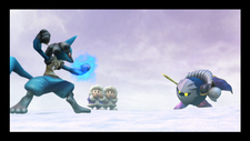 Lucario Meta Knight Standoff Subspace Emissary.png