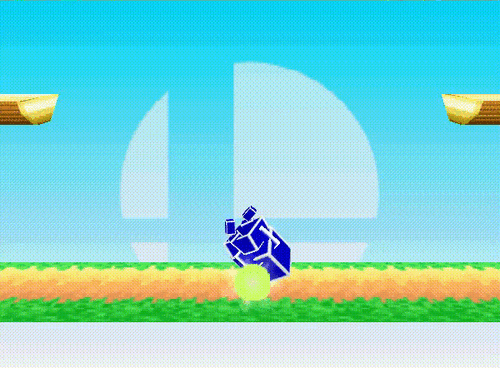 Pikachu Forward Tech Roll Hurtbox Smash 64.gif