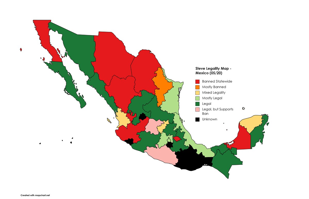 File:Steve Legality Map Mexico.jpg - SmashWiki, the Super Smash Bros. wiki