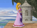 Zelda's third idle pose in Melee