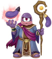 Artwork used for the Eggplant Wizard's Spirit. Ripped from Game Files
