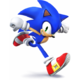 Sonic as he appears in Super Smash Bros. 4.