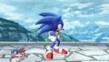 Sonic's up taunt.