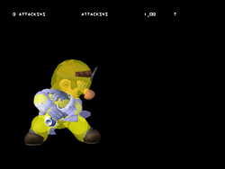 Dr Mario Forward Smash Hitbox Melee.gif