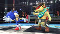 Dillon, alongside Sonic, in his reveal picture.