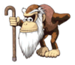Brawl Sticker Cranky Kong (Donkey Konga 3 JP).png