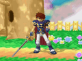 Roy's idle pose in Melee