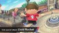 Villager getting on Lloid