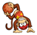 Brawl Sticker Diddy Kong (Mario Hoops 3-on-3).png