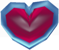 A render of a Heart Container from Ocarina of Time and Majora's Mask, used for Smash 64 and Melee.