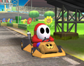 Close up of Shy Guy.