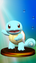 Squirtle trophy from Super Smash Bros. Melee.