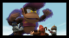Falco, Diddy Kong and Fox, and false Diddy Kong, in Falco Appears cutscene in The Subspace Emissary of Super Smash Bros. Brawl.
