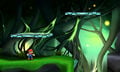 Mario in a wooded area, also before the mode was revealed.