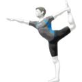 Wii Fit Trainer (male) as he appears in Smash 4.