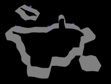 Brinstar Depths: angle 1 showing platforms.