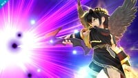 A closeup of Dark Pit during the attack.