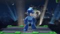 Mega Man's down taunt.