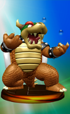 Bowser trophy from Super Smash Bros. Melee.