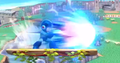 Mega Man firing his full Charge Shot.